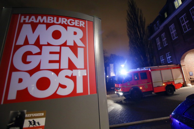Hamburger Morgenpost, victima unui atac FOTO: EPA