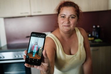 Oana ne-o arată pe Lucia, fiica ei în vârstă de 5 ani