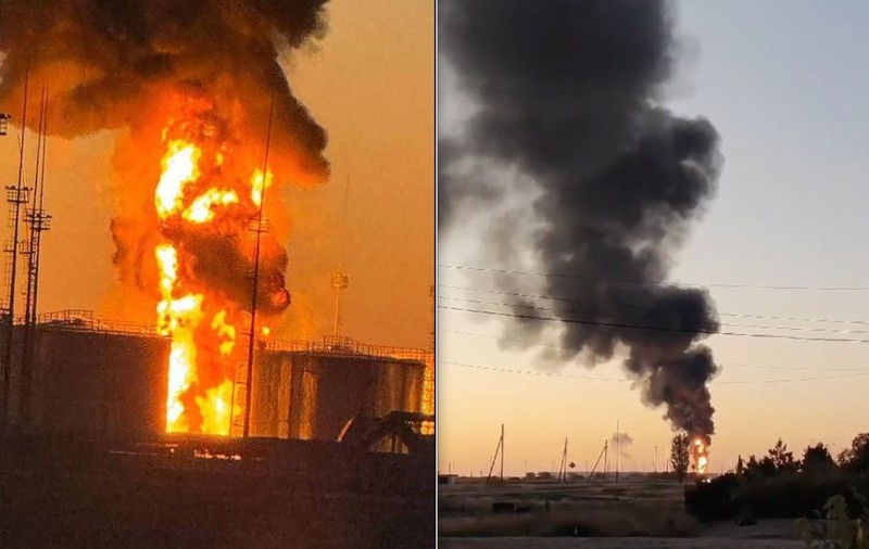 Rusia a stins incendiul izbucnit la un depozit de petrol din sudul țării la două săptămâni după un atac ucrainean cu dronă