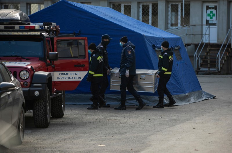 Criminaliști de la București au venit sa investigheze tragedia
