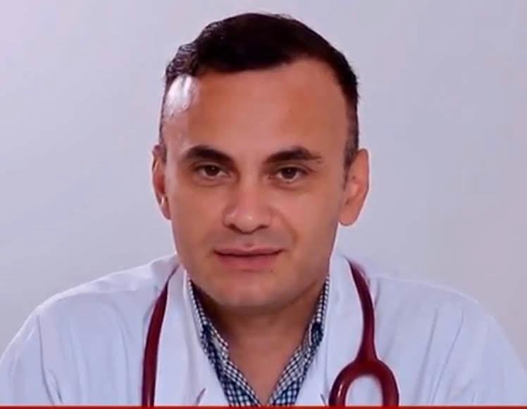 Adrian Marinescu, medic primar la Institutul de Boli Infecțioase ”Matei Balş” din București