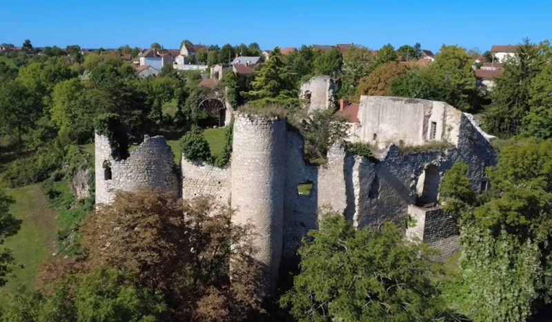 Ruinele maiestuoase sunt listate în exclusivitate de agentul imobiliar Pierre Changarnier. Foto: changarnier-chateaux.com/immobilier