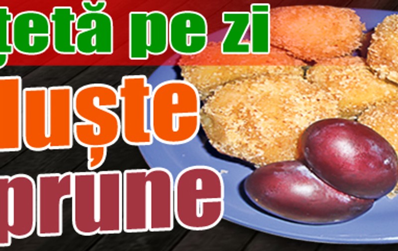 O reţetă pe zi - Găluşte cu prune