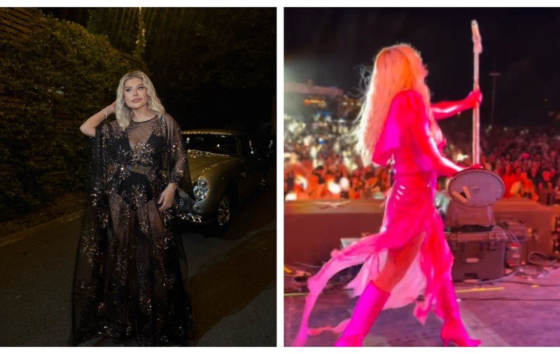 Imagini cu Loredana Groza pe scena din Bacău. Artista și-a etalat ținuta sumară la Festivalul Young Island