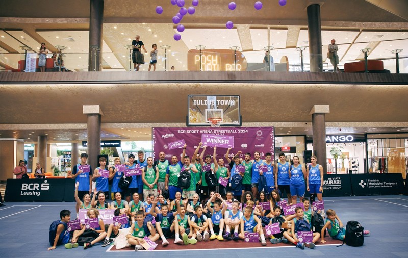 Baschetul 3x3 a adus spiritul olimpic la Iulius Town Timișoara: Duel legendar sub panou, într-o competiție cu 240 de participanți