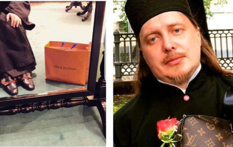FOTO/ Un preot și-a etalat pe rețelele de socializare gențile și pantofii Louis Vuitton și Gucci. Reacția superiorilor, după ce au văzut imaginile