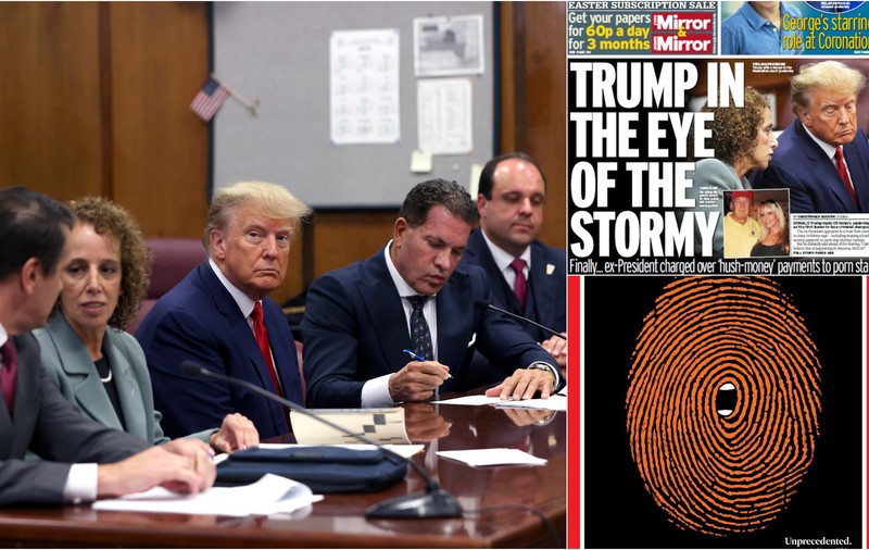 „Trump, în boxa acuzaților”. Primele pagini ale ziarelor internaționale, dedicate fostului președinte american, pus sub acuzare