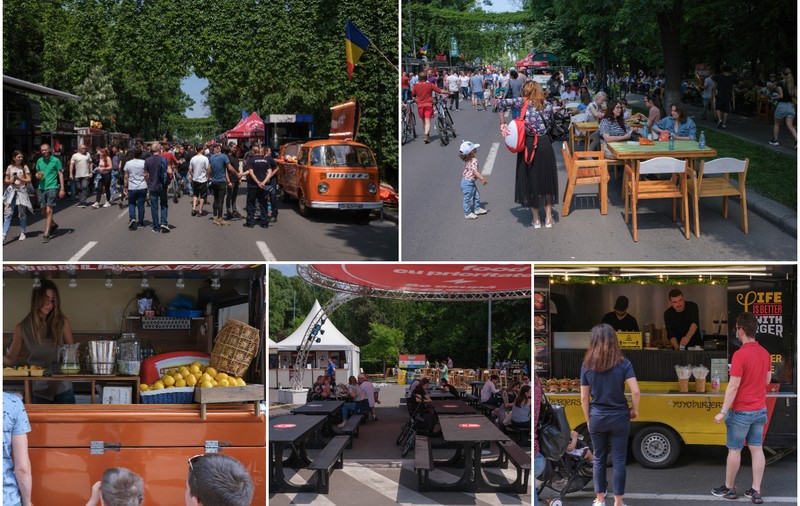 FOTO. Bulevardul Kiseleff s-a transformat în kilometrul zero al gastronomiei, la Bucharest Street Food Festival
