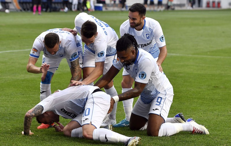 Universitatea Craiova - Sabail 3-2, în turul 1 preliminar din Liga Europa. Oltenii au avut emoții. Honved, viitorul adversar