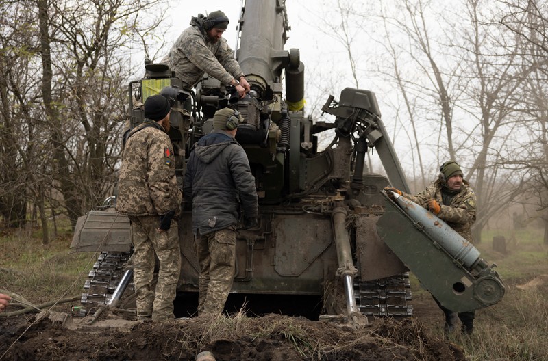 Militari ucraineni în zona Herson, 9 noiembrie 2022 | Foto: EPA