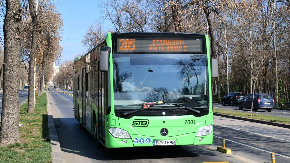 Autobuzul 205, traseu modificat din cauza evenimentului „Străzi Deschise - București Promenadă Urbană” în perioada 6 aprilie-13 octombrie