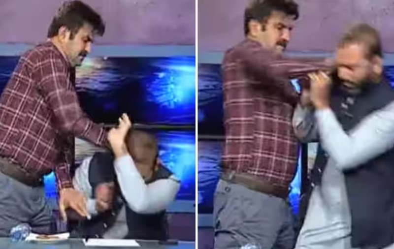 Doi politicieni din Pakistan s-au luat la bătaie, în timpul unei dezbateri televizate