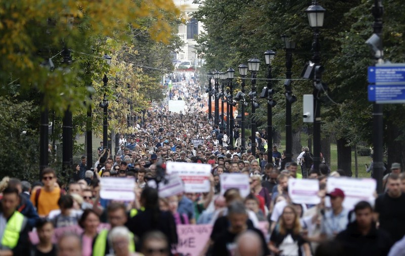 Alegeri în Rusia 2019. Scrutinul are loc după ce aproape 2.700 de persoane au fost arestate în urma unor proteste de amploare