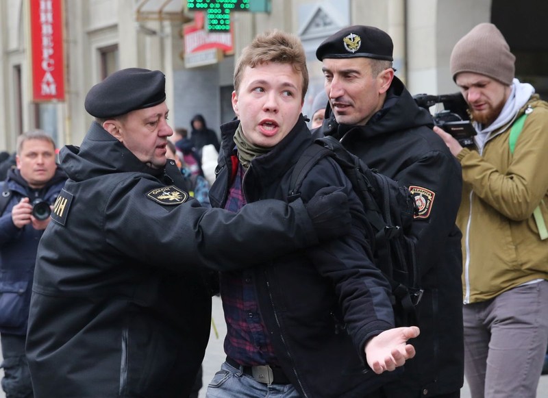Roman Protasevici, fostul coordonator al canalului Nexta, de pe Telegram | FOTO: EPA