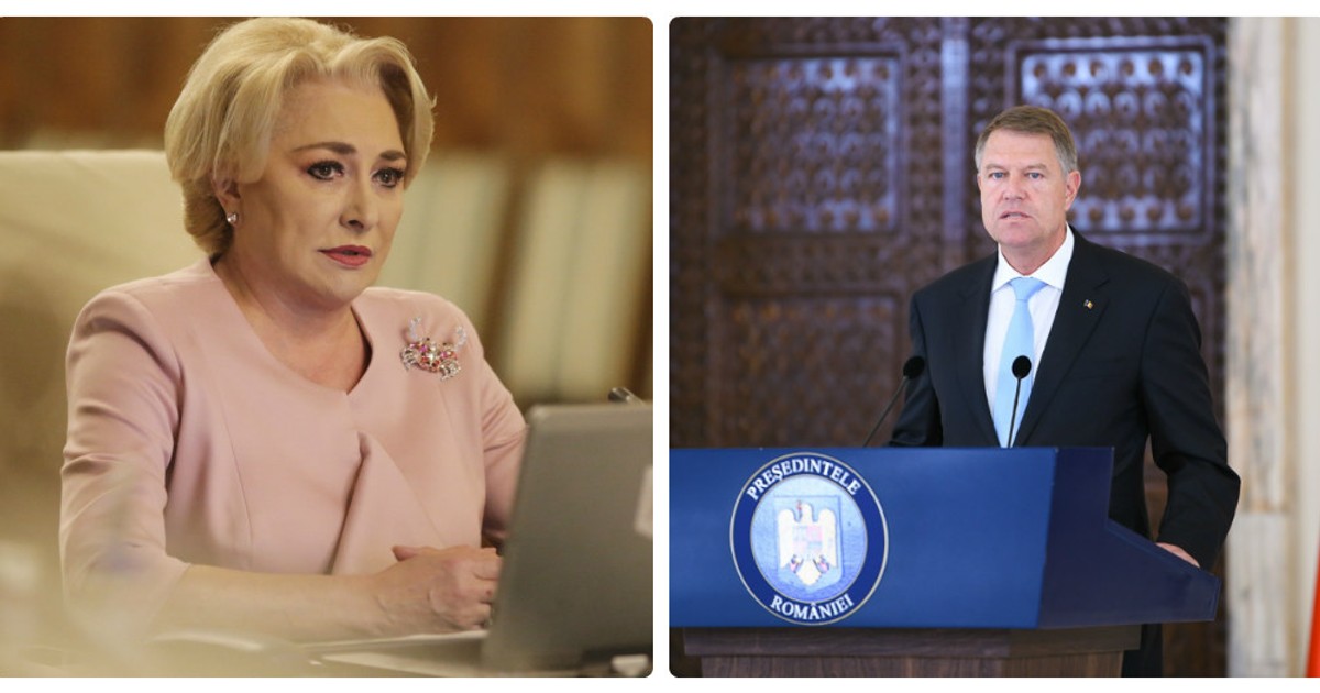 Presedintele Klaus Iohannis, premierul Viorica Dancila