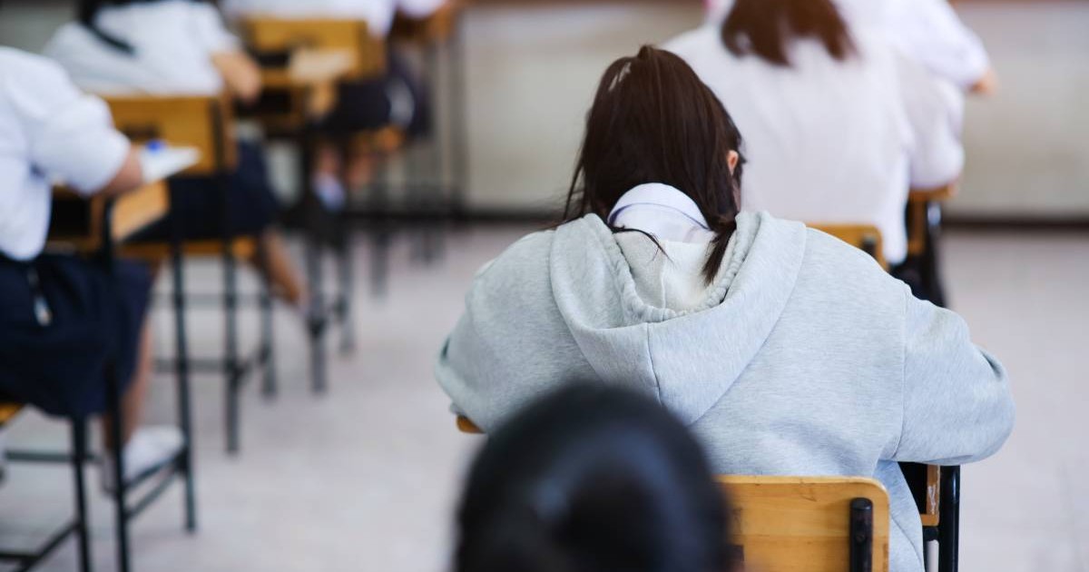Mai mulți elevi la școală, în timpul unei ore de curs