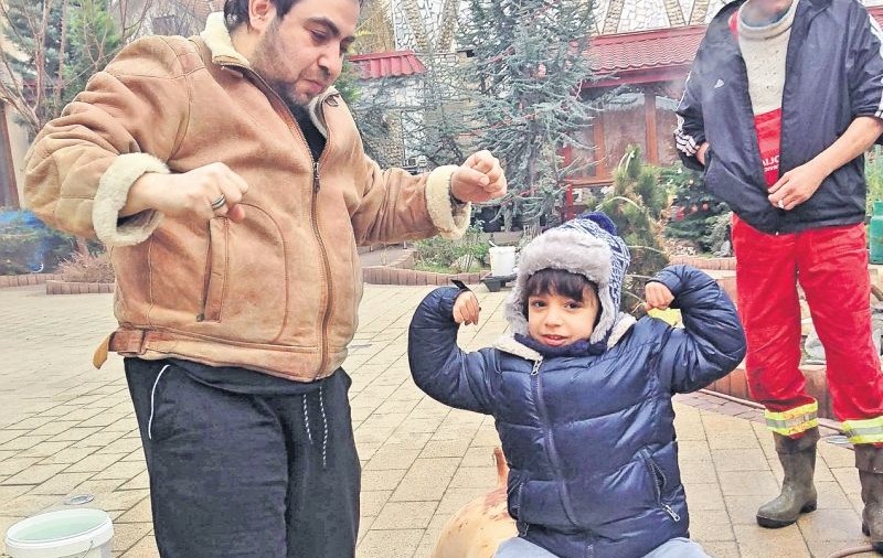 Dan Bursuc a sacrificat un porc de 200 kg