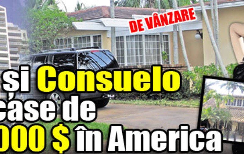 Adrian Mutu şi Consuelo vând case de 1.975.000 $