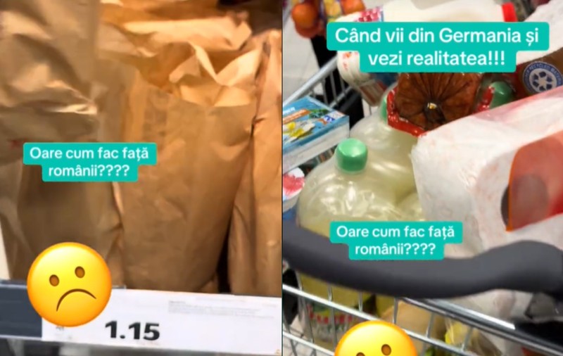 Reacția unei românce întoarse din Germania, când a văzut prețurile din România: „E prăpăd, e durere. Nu poți să supraviețuiești”