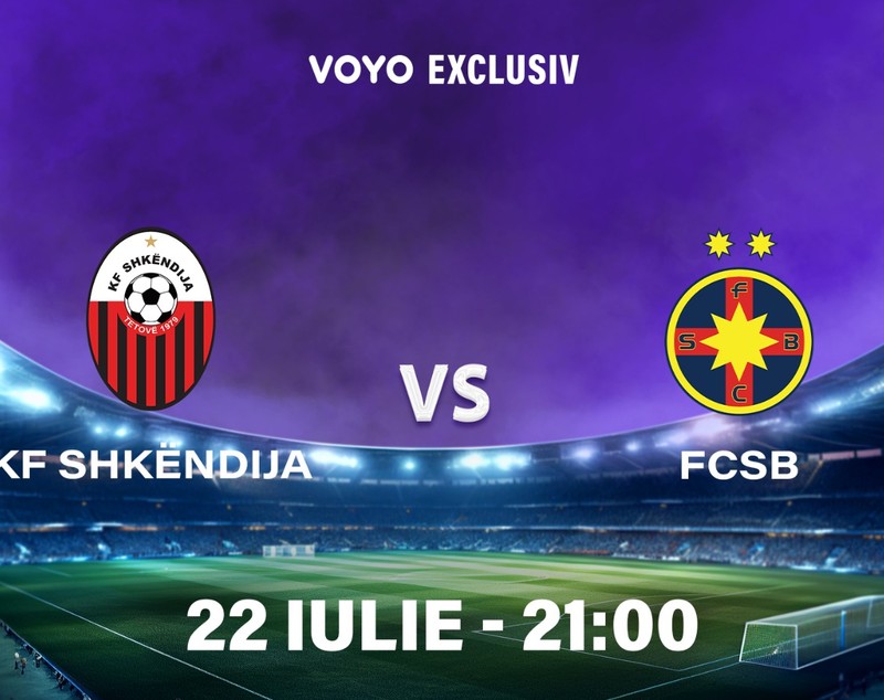 Cine transmite meciul Shkendija - FCSB, din preliminariile Champions League. Partida nu se vede la TV: poate fi urmărită doar online