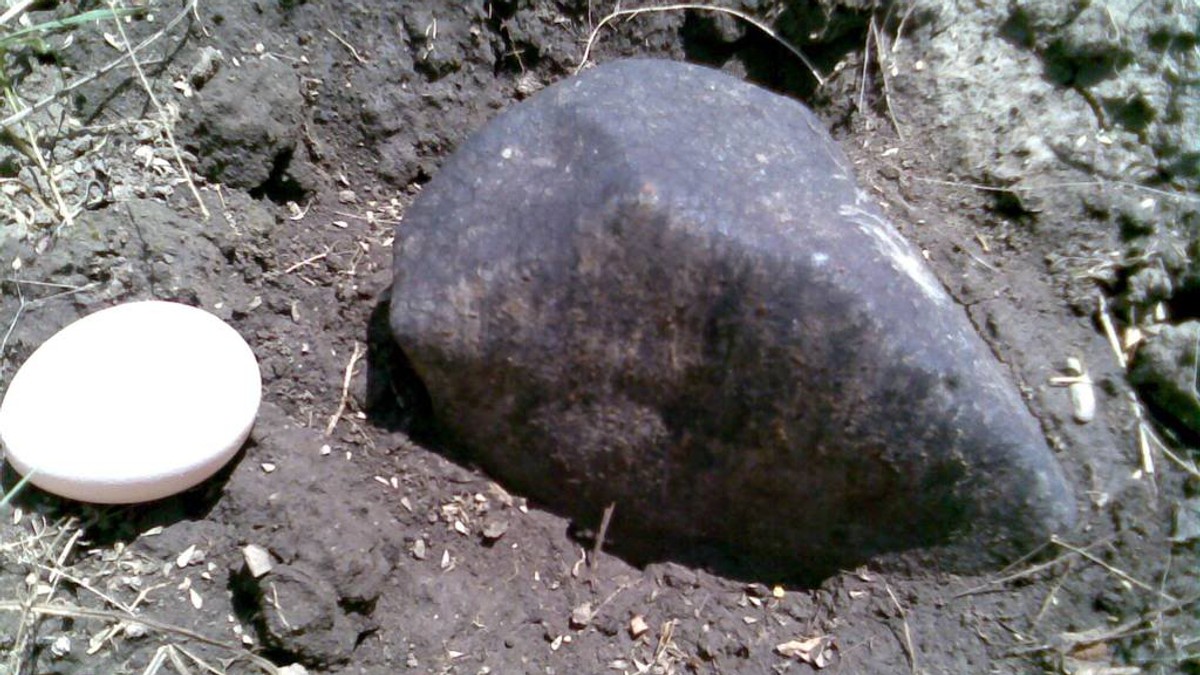 Meteorit căzut în Buzău