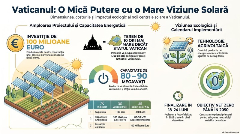 Vatican  Viziune Solară și Impact