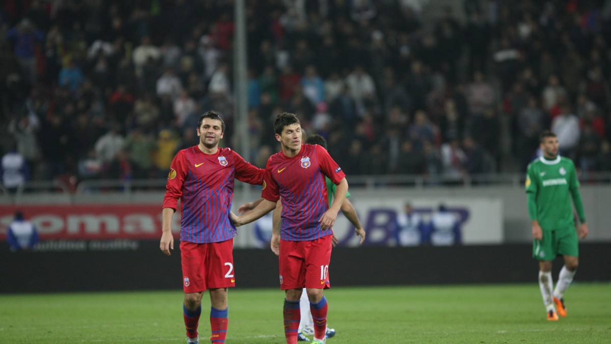 Rusescu (stânga) și Tănase au fost colegi la Steaua FOTO: Vlad Chirea