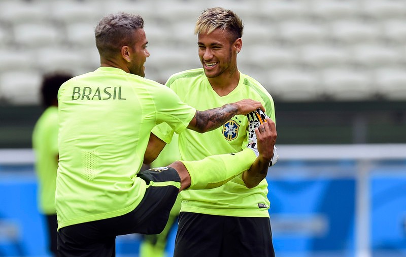 Neymar a făcut circ la antrenamentul Braziliei