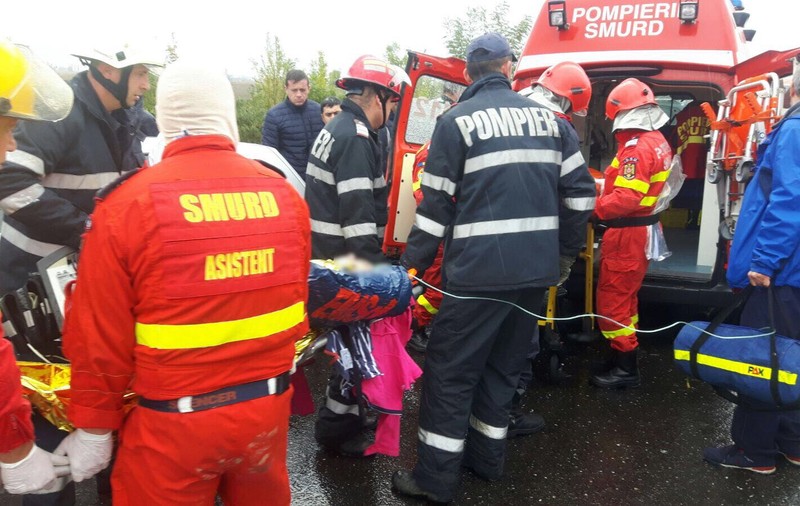 Victimele accidentului de pe DN2, transportate la patru spitale
