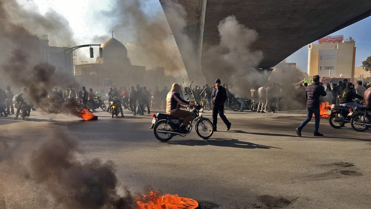 Iranienii sunt încă furioși după protestele din noiembrie FOTO: EPA