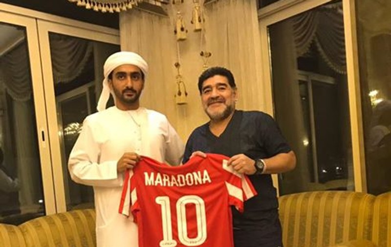 Diego Maradona îl va antrena pe Mihai Costea în Emiratele Arabe Unite