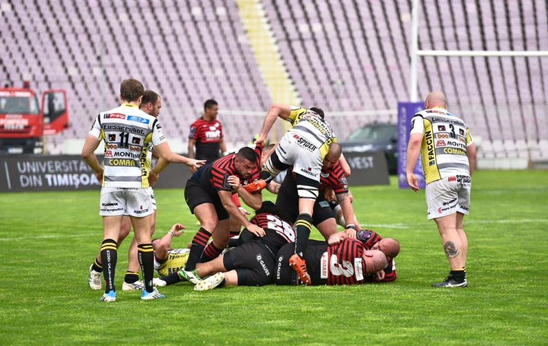 Timișoara Saracens a rispit un avans de 27 de puncte cu italienii de la Calvisano, în barajul pentru grupele Challenge Cup la rugby. Bănățenii, 4 eseuri. Totul se decide în retur