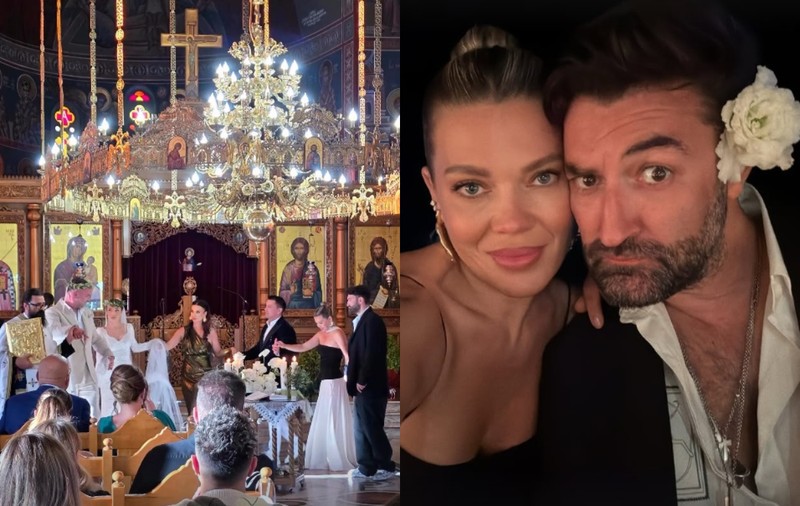 Ploaie de vedete la nunta lui Șerban Cazan din Grecia. Cum au apărut nașii Gina Pistol și Smiley, dar și cântărețele Antonia și Ruby