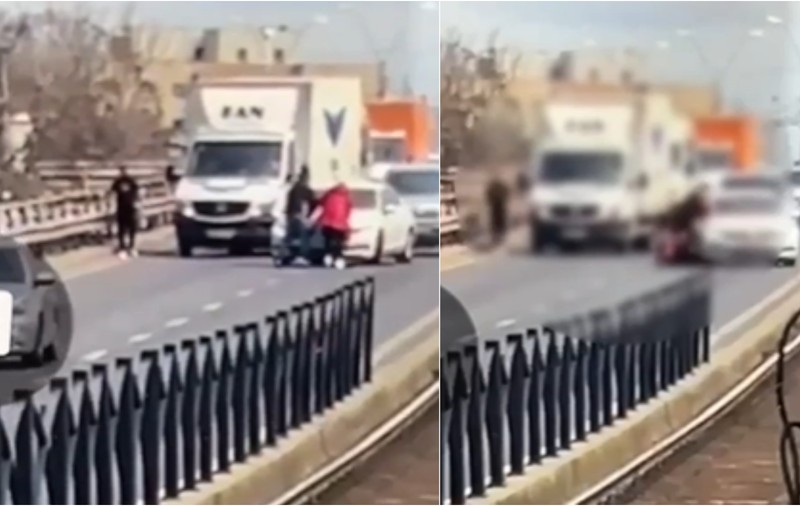 O femeie și soțul ei, loviţi cu mașina după o șicanare în trafic, în Bucureşti. Agresorul, plasat în arest la domiciliu