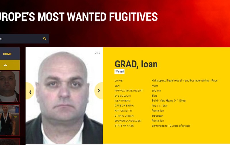 Cum a ajuns pe lista din Europa a celor mai căutaţi infractori Ioan Grad, zis Kunta, după ce procurorii români l-au trimis la spovedit!