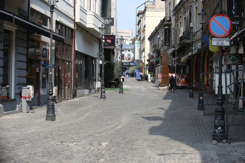 Centrul Vechi, centrul distracției din București, a muțit în perioada stării de urgență