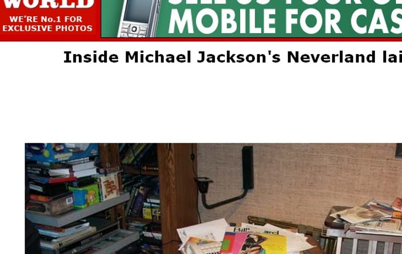 Ce dezastru era la Neverland-ul lui Michael!