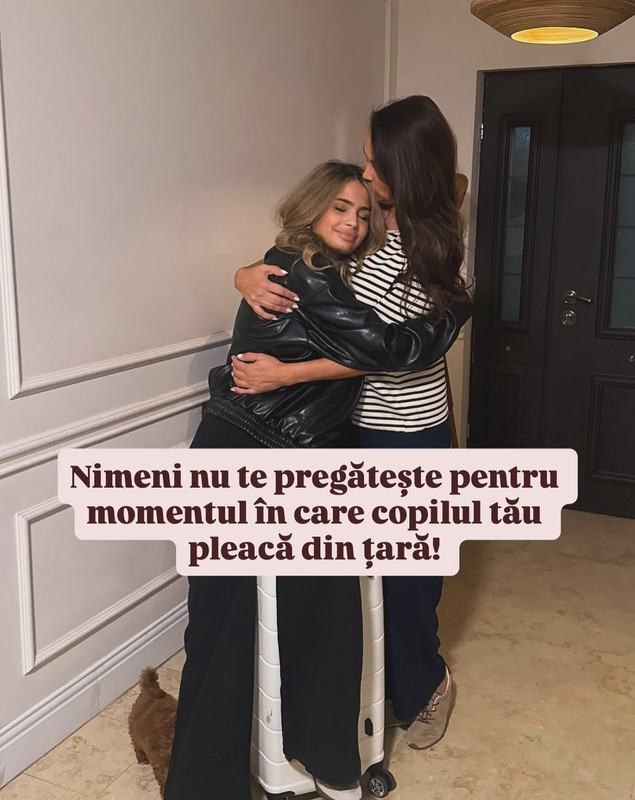 Fiica Ancăi Serea a plecat la facultate în Italia