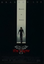 Brandon Lee, pe afișul filmului „The Crow” | Foto: Hepta