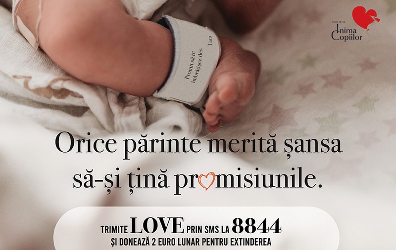 Inima Copiilor strânge 10.000 de promisiuni pentru extinderea secției de Cardiochirurgie de la Marie Curie