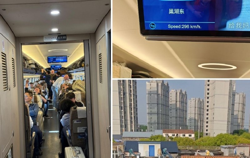 Am mers cu „trenul glonț” în China, cu 350 km/h, și am parcurs 1.128 km în 4 ore și 31 de minute