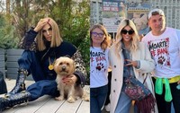 Raluca Bădulescu, prezentă la protestul pentru drepturile animalelor