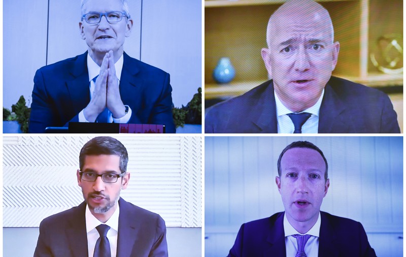 Cei patru cavaleri ai tehnologiei, la audieri în Congresul american. Google, Amazon, Facebook și Apple au dansat puțin pe democrație
