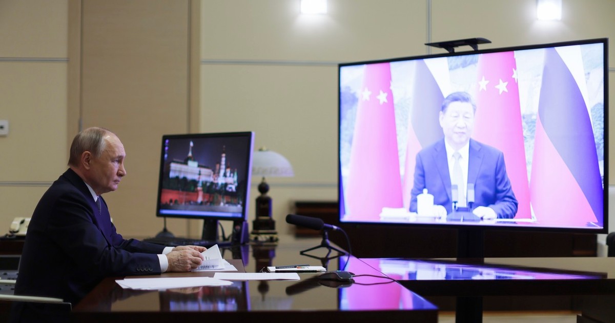Teleconferință între Vladimir Putin și Xi Jinping după învestirea lui Donald Trump Foto: Profimedia
