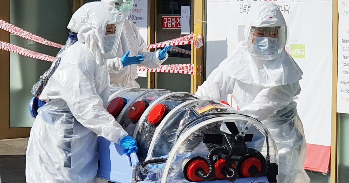 Numărul de cazuri cu coronavirus din Coreea de Sud a crescut rapid FOTO: EPA