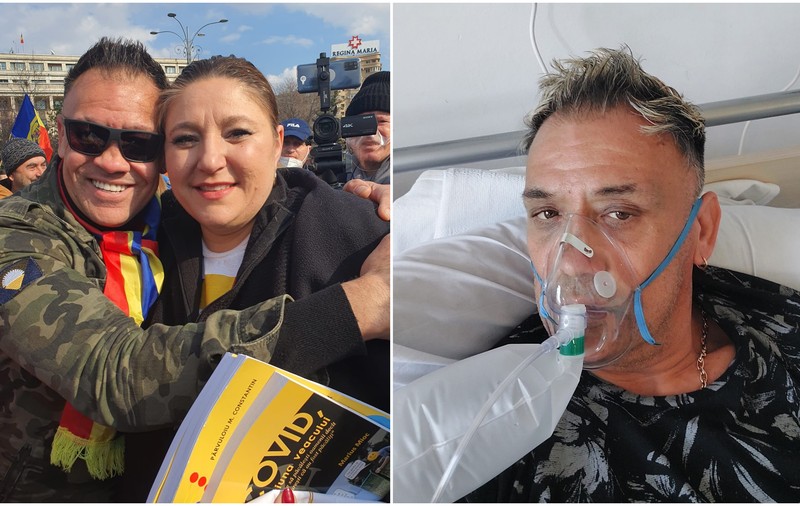 Un lider al protestelor anti-vaccin, infectat cu COVID: „Virusul există. Îmi pare rău că nu m-am vaccinat”