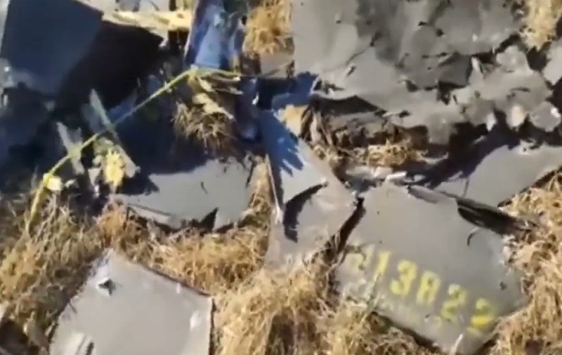 Primele imagini cu drona kamikaze prăbușită la Plauru, județul Tulcea. MAE condamnă atacurile rusești