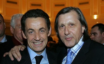 Alături de fostul președinte al Franței la o recepție organizată de Sarkozy la Paris FOTO Arhivă personală