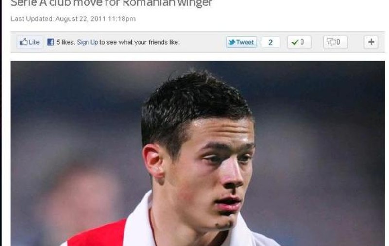 Englezii spun că Udinese l-a ofertat pe Borcea!