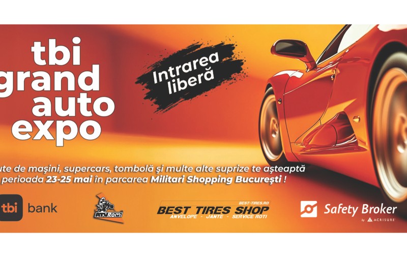 tbi Grand Auto Expo: Trei zile. Peste 300 de mașini. Un singur loc